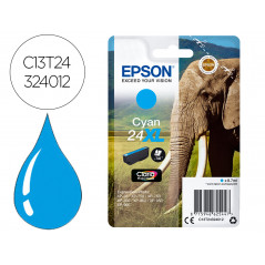 Ink-jet epson claria photo hd ink cian 24xl expression photo xp-760/950