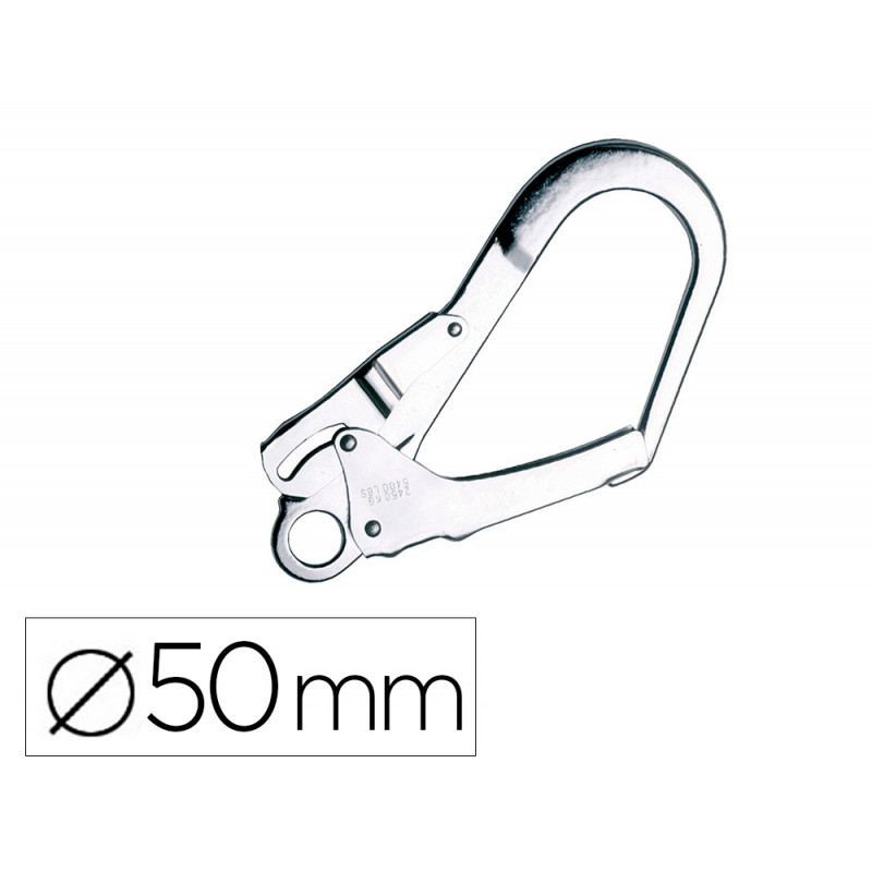 Gancho de seguridad faru acero galvanizado 50 mm