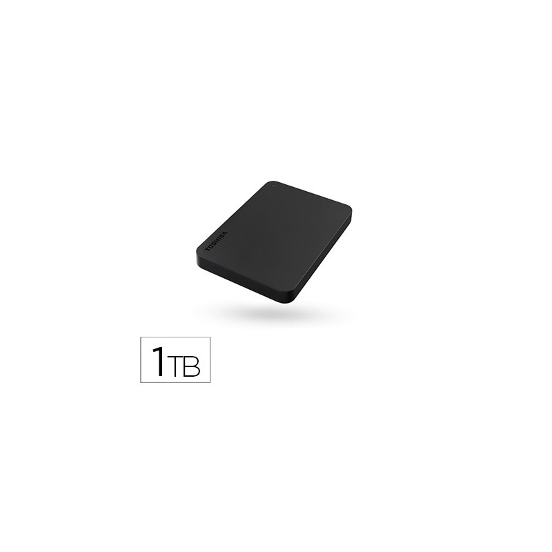 Disco duro toshiba 2,5\\\" externo canvio basics 1 tb 5000 mbit/s micro usb 3.0 negro