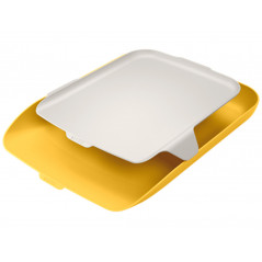 Bandeja organizadora plastico leitz cosy amarillo 274x62x391mm