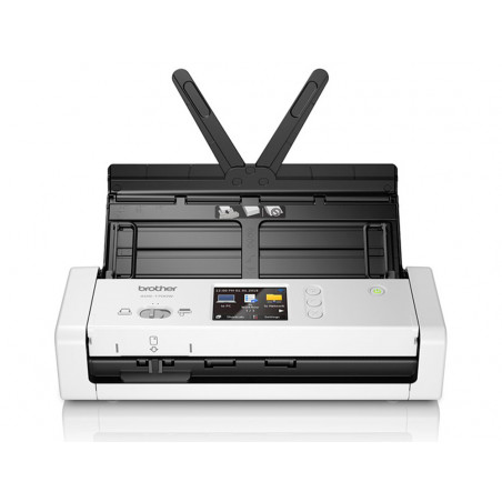Escaner brother sobremesa ads1700w doble cara a4 resolucion 600 dpi velocidad 25 ppm wifi