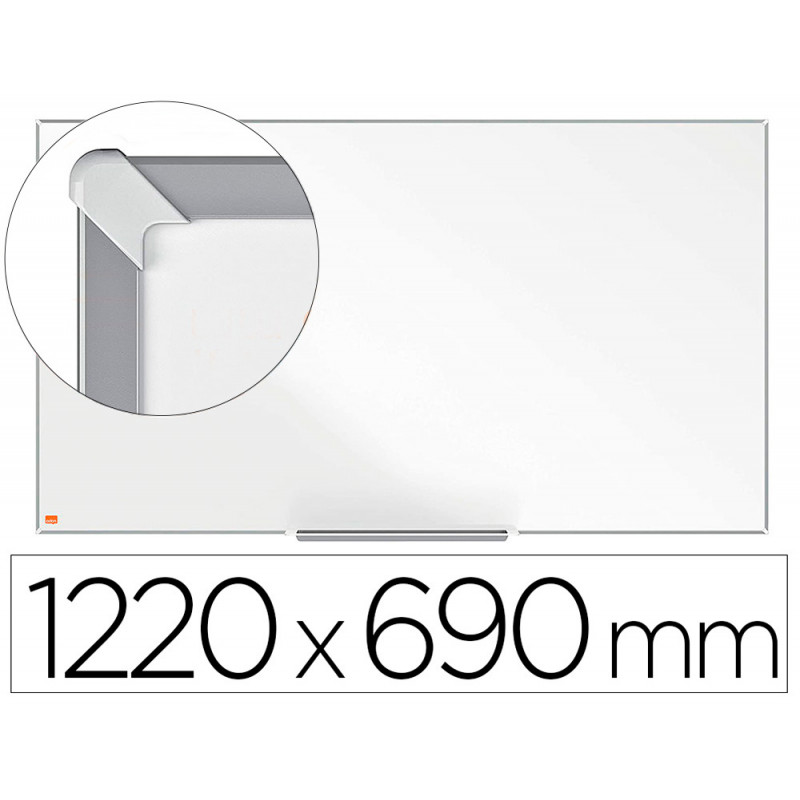 Pizarra blanca nobo ip pro 55   " lacada magnetica 1220x690 mm