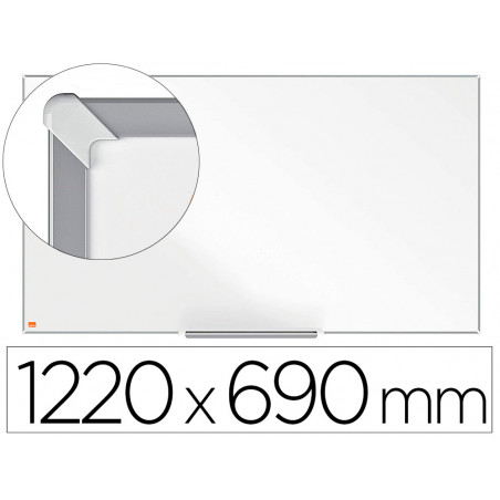 Pizarra blanca nobo ip pro 55\\\" lacada magnetica 1220x690 mm