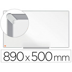 Pizarra blanca nobo ip pro 40\\\" acero vitrificado magnetico 890x500 mm
