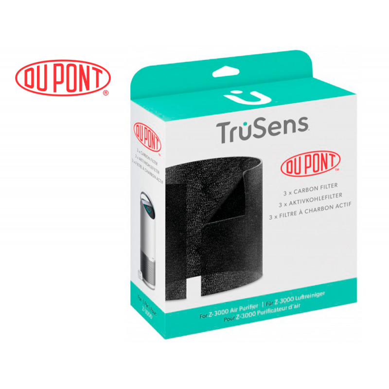Filtro de carbono leitz dupont para purificador de aire trusens z-3000 pack de 3 unidades