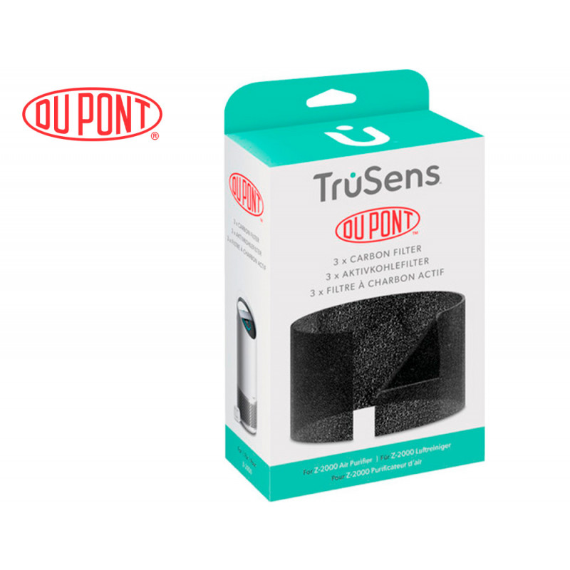 Filtro de carbono leitz dupont para purificador de aire trusens z-2000 pack de 3 unidades