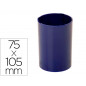 Cubilete portalapices archivo 2000 azul opaco plastico antimicrobiano diametro 75 mm alto 105 mm