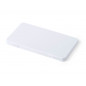 Portamascarilla premium polipropileno rigido blanco 19x10,5x1,2cm