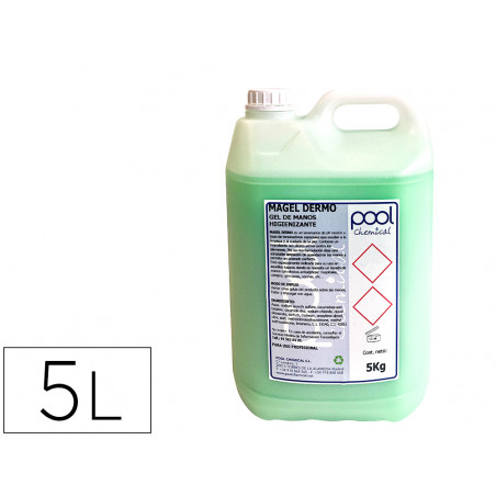 Limpiador jabon dahi para manos bactericida garrafa 5 litros