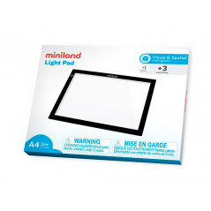 Mesa de luz miniland ligera y comoda de transportar a cualquier lugar formato a4