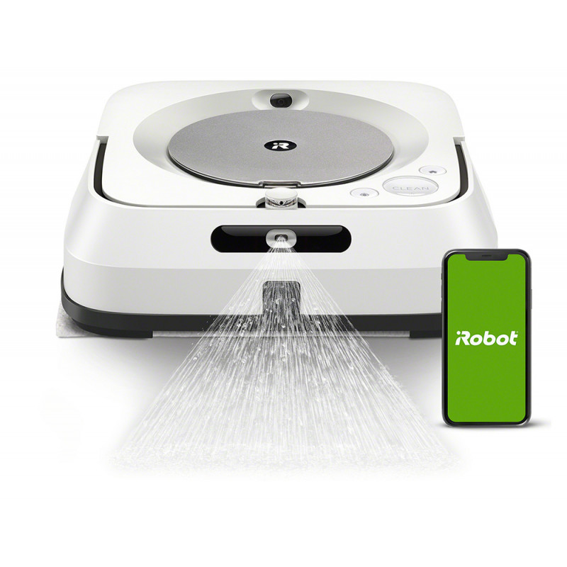 Robot aspirador irobot roomba i6158 multisuperficies con doscepillos goma duales autonomia75 minutos wifi