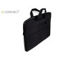 Funda para portatil q-connect 15,6   " con asas retractiles cremallera 3 bolsillos exteriores negro
