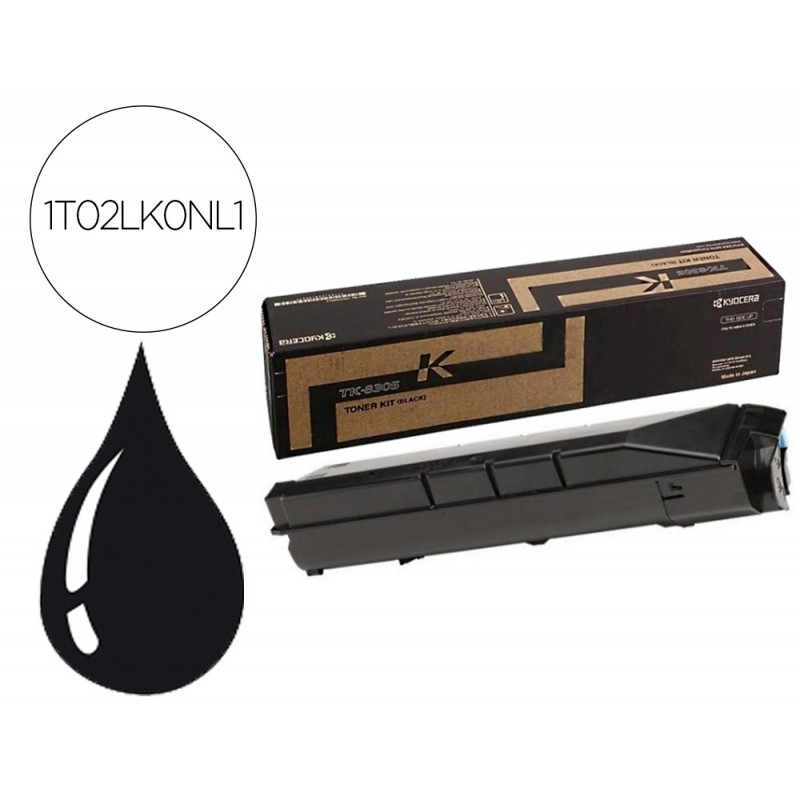 Toner kyocera tk 8305k taskalfa 3050ci / 3051ci / 3550ci / 3551ci negro 25000 paginas