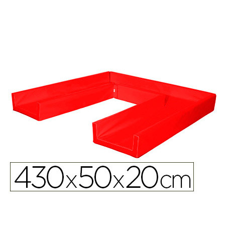 Circuito modular de gateo sumo didactic 430x50x20 cm rojo