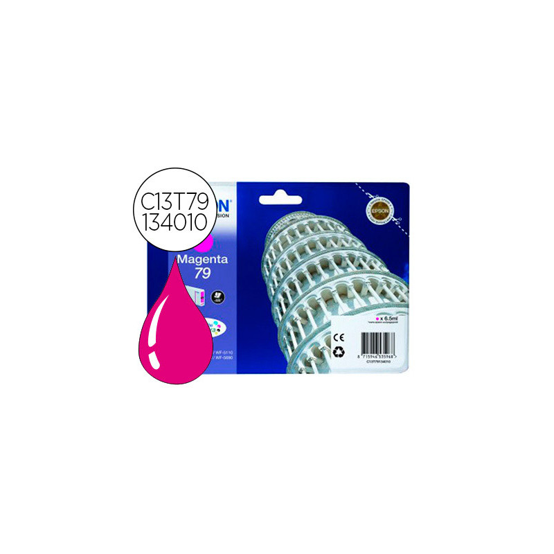 Ink-jet epson t913 workforce pro wf-4630 / 4640 / 5110 / 5190 / 5620 / 5690 magenta
