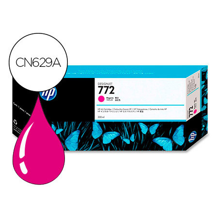 Ink-jet hp n.772 designjet z5200 / z5400 magenta 300 ml