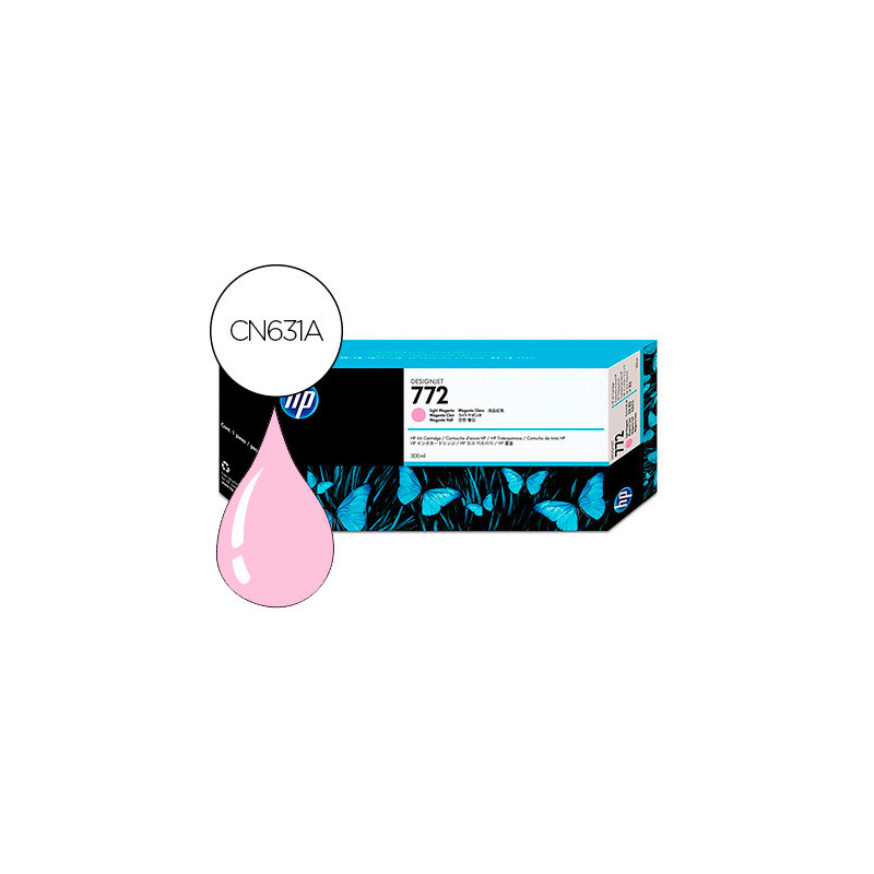 Ink-jet hp n.772 designjet z5200 / z5400 magenta claro 300 ml
