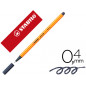 Rotulador stabilo punta de fib ra point 88 gris paynes intenso punta fina 0,4mm