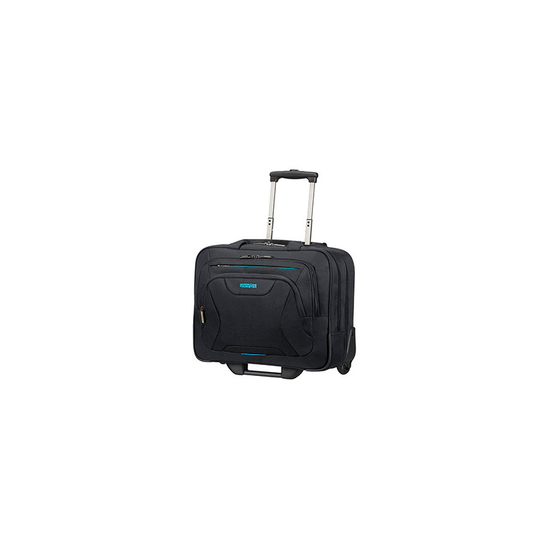 Maletin samsonite american tourister work para portatil de 15,6   " con ruedas y compartimento para ropa color