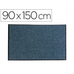 Alfombra para suelo paperflow texturizado antipolvo ecologica material reciclado gris 90x150 cm