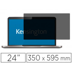 Filtro para pantalla kensington privacidad 24\\\" extraible 2 vias panoramico 16:9 350x595 mm
