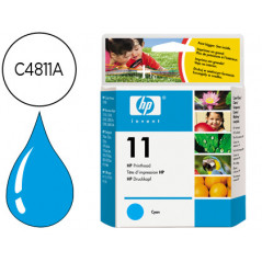 Ink-jet hp designjet 70 100+ 5 00 800 120nr ser busi 100 22002250 2300 2600 2800 cp1700 o j9100 k850 n.11 cabezal cian