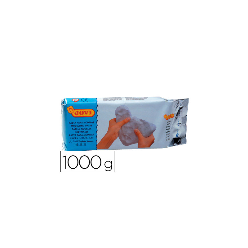 Pasta para modelar jovi 1000 gr color blanco