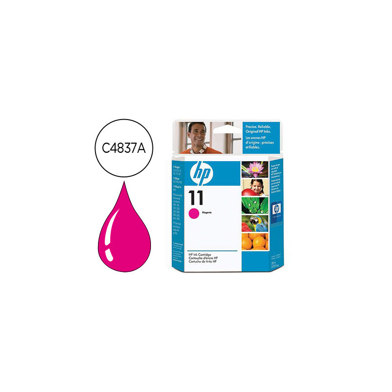 Ink-jet hp b.inkjet 1000 1100 2200 2230 2250 2280 2300 2600 287000 dj10ps 20ps 50ps 100 120 cp1700 n.11 magenta