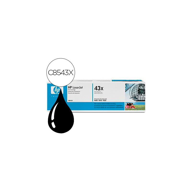 Toner hp laserjet 9000/n/dn/mf p9040mfp/9050mfp negro (30.000pag)