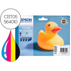 Ink-jet epson t0556 stylus photo rx420 pack multicolor