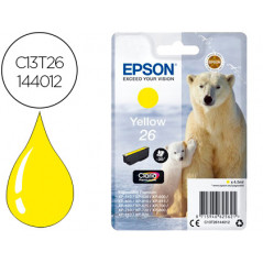 Ink-jet epson 26 xp600 / 605 / 700 / 800 amarillo 300 pag