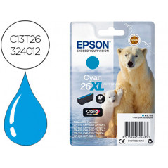Ink-jet epson 26xl xp600 / 605 / 700 / 800 cyan 700 pag
