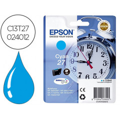 Ink-jet epson 27 wf3620 / 7110 / 7610 / 7620 cyan 300 pag