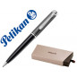 Boligrafo pelikan souveran stresemann k805 negro / gris detalles plata