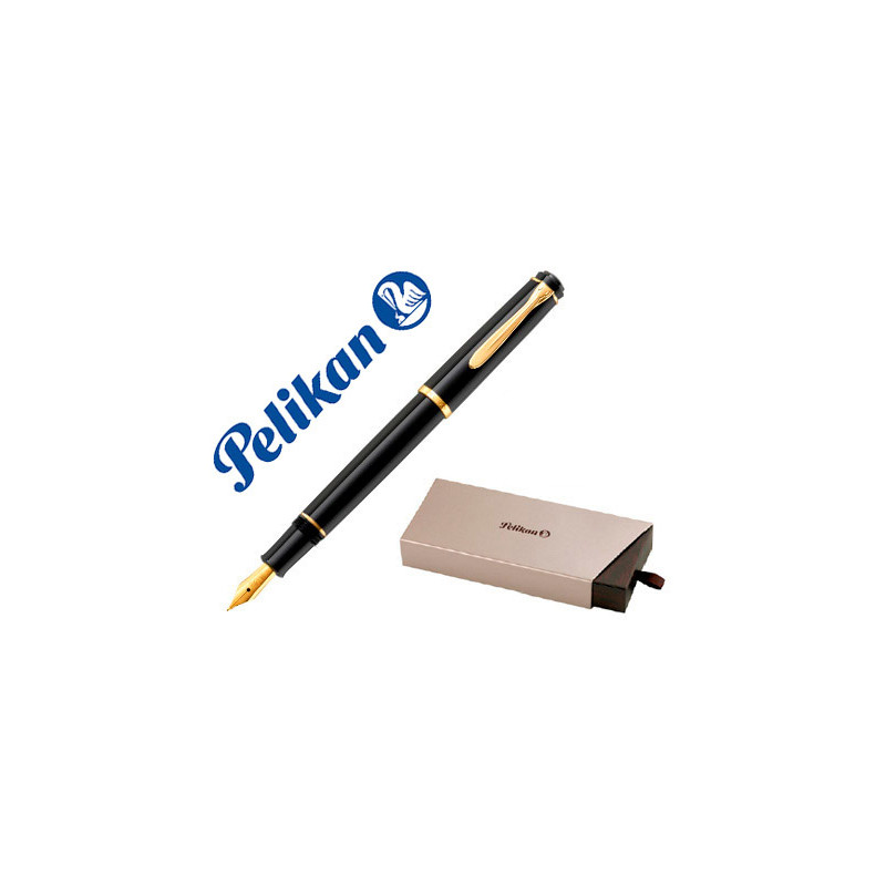 Pluma pelikan p200 negro plumin m