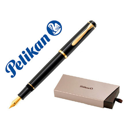 Pluma pelikan p200 negro plumin m
