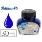 Tinta estilografica pelikan 4001 azul real bote 30 ml