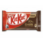Kit kat nestle dark 70% cacao paquete de 4 barritas 41,5 gr