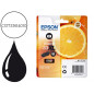 Ink-jet epson 33 xl expression premium xp530 / 630 / 635 / 830 negro 8,1 ml 400 pag