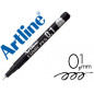 Rotulador artline calibrado micrometrico negro comic pen ek-281 punta poliacetal 0,1 mm resistente al agua