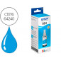 Tinta epson t6642 et2500/2550/ /14000/l475/565/575/4500 cian botella 70 ml 6.500 pag