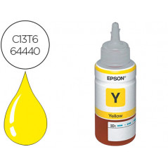 Tinta epson t6644 et2500/2550/ /14000/l475/565/575/4500 amarillo botella 70 ml 6.500 pag