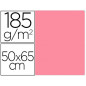 Cartulina guarro rosa chicle 50x65 cm 185 gr