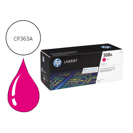 Toner hp 508a laserjet enterprise m552/553/577 magenta 5.000 pag