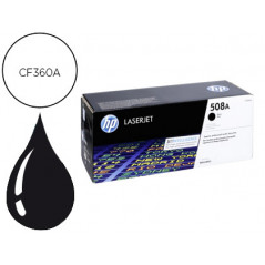 Toner hp 508a laserjet enterprise m552/553/577 negro 6.000 pag