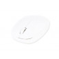Raton ngs fog optico 1000 dpi inalambrico nano receptor usb 2,4 ghz blanco
