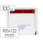 Sobre autoadhesivo q-connect portadocumentos 165x122 mm sin ventana paquete de 100 unidades
