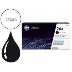 Toner hp 26a laserjet pro m402d/m402dn/m402dw/m402n/mfp m426dw/mfp m426fdn/mfp m426fdw negro 3100 paginas
