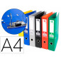 Archivador de palanca liderpapel folio documenta forrado pvc con rado lomo 75 mm colores surtidos classic