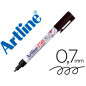 Rotulador artline marcador permanente ek-750 para ropa punta redonda 0,7 mm negro presentado en expositor